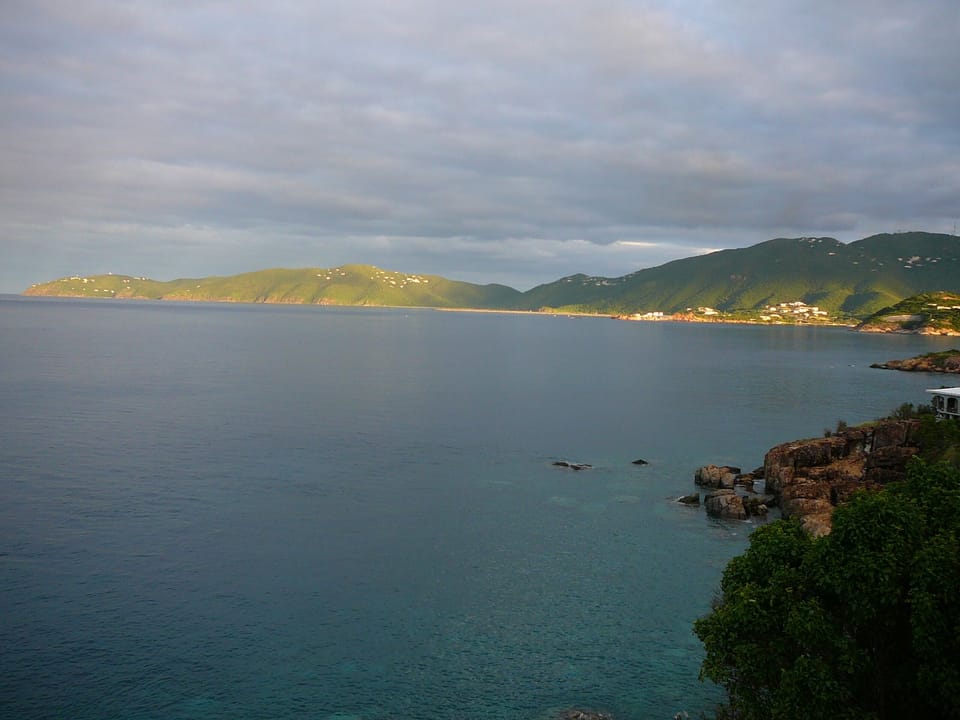 St. Thomas.  Beautiful to look at from Flamingo Point waterfront wide porch.