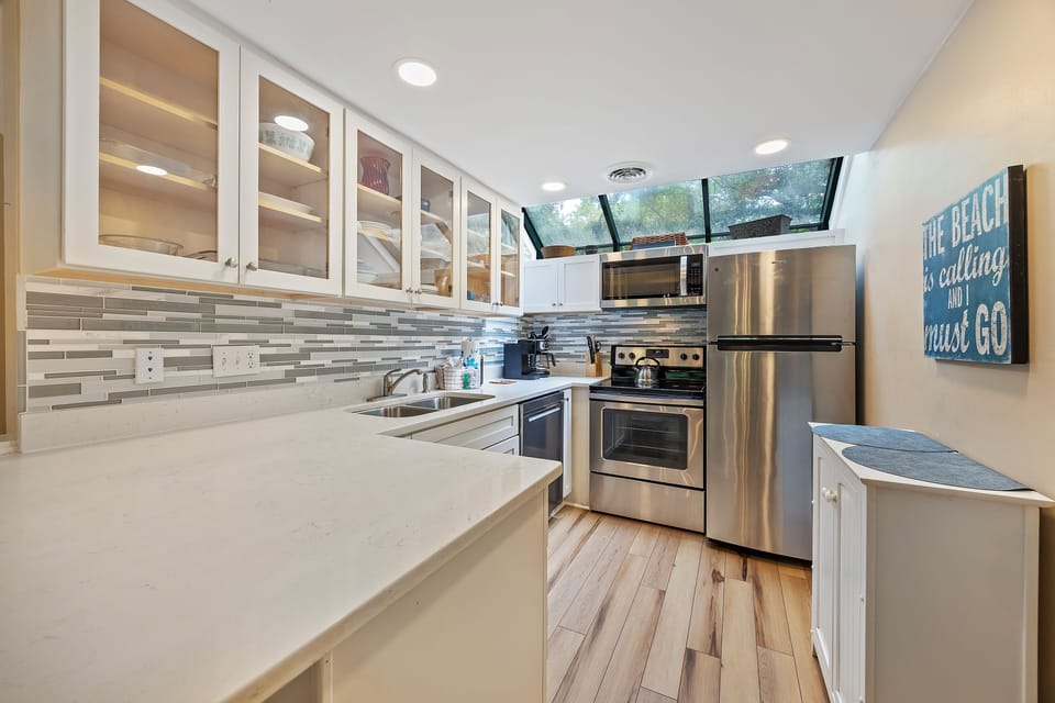 Fully equipped kitchen