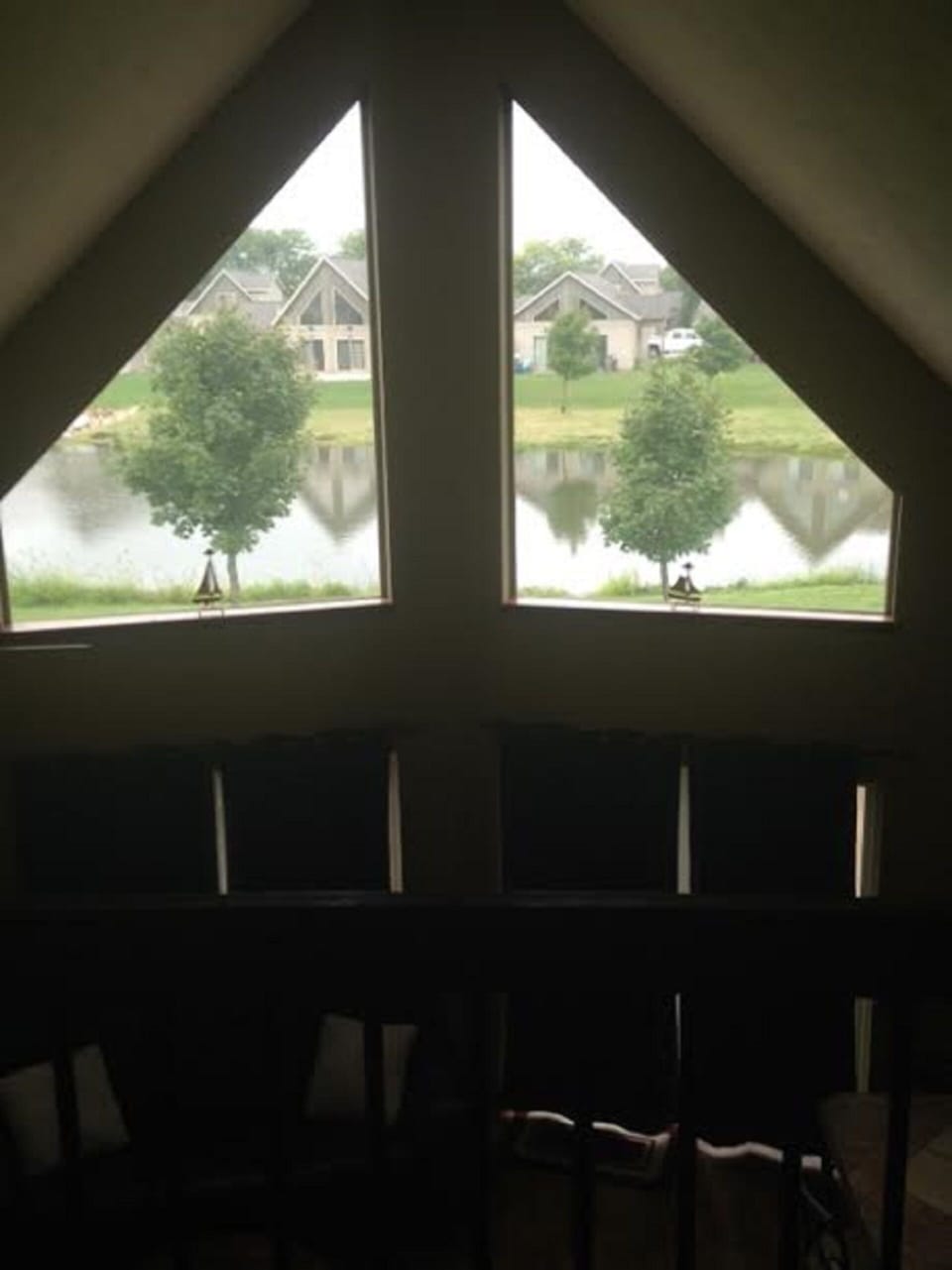view from loft area