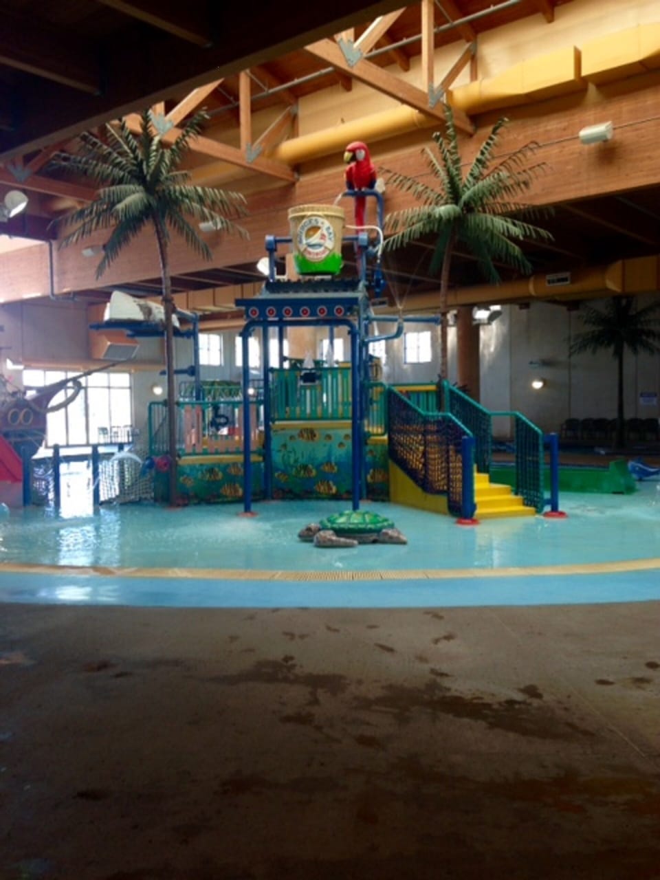 Indoor water park at Bridges Bay