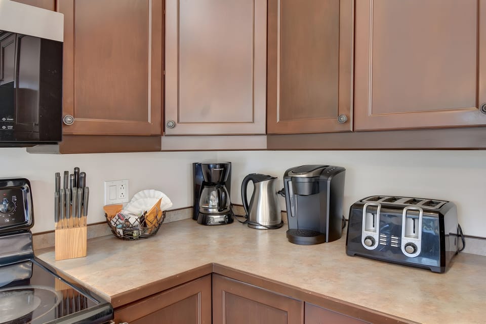 Inviting coffee nook ideal for slow mornings.