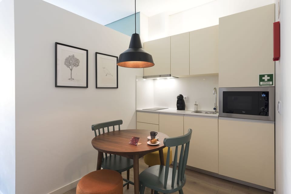 Family Studio, Garden View | Private kitchen | Mini-fridge, microwave, stovetop, espresso maker