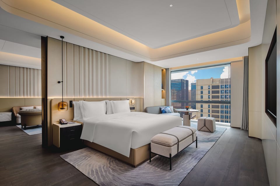 In-room safe, desk, laptop workspace, blackout drapes