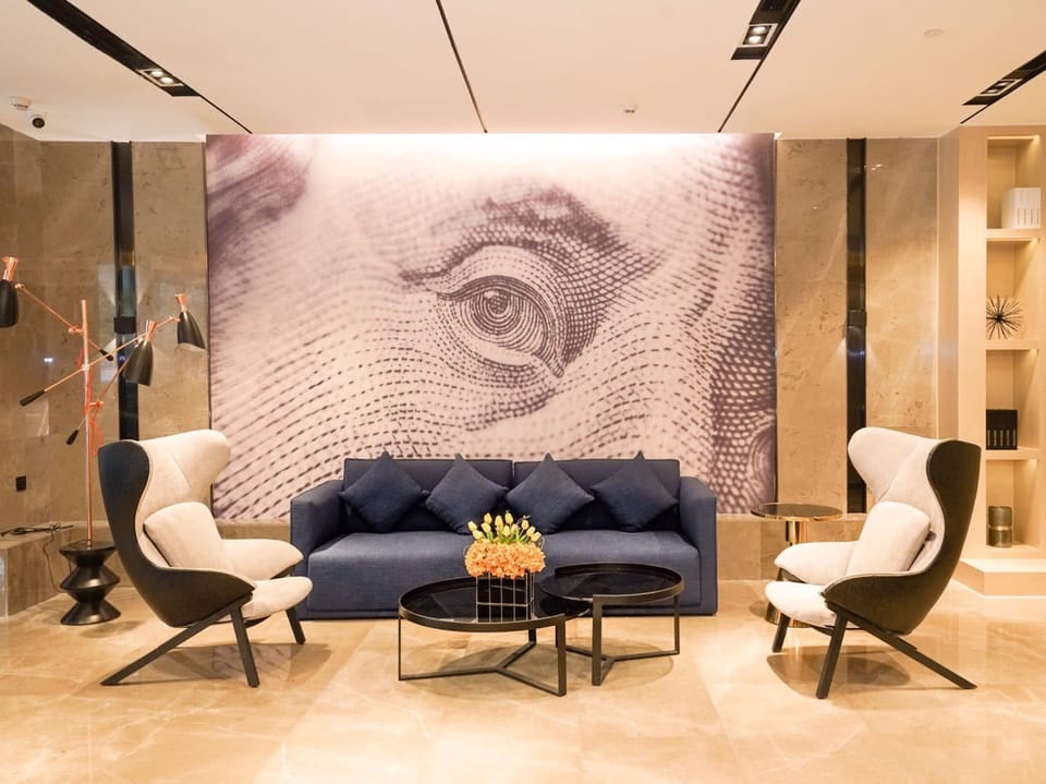Lobby sitting area