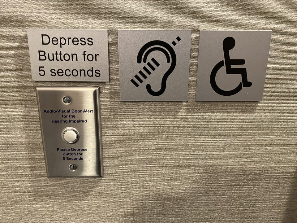 Desk, blackout drapes, iron/ironing board, free cribs/infant beds