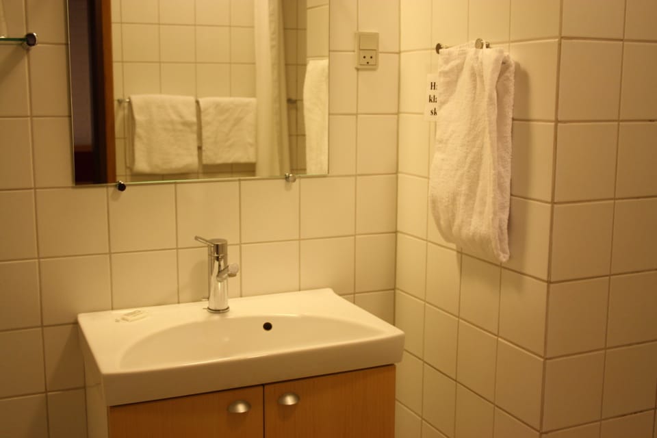 Economy Single Room, Private Bathroom, Garden View | Bathroom | Shower, free toiletries, hair dryer, towels