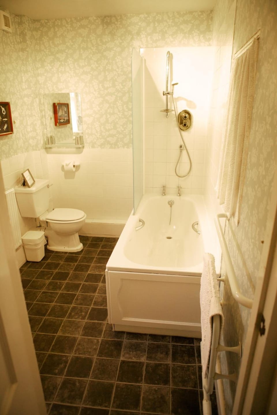Free toiletries, hair dryer, towels