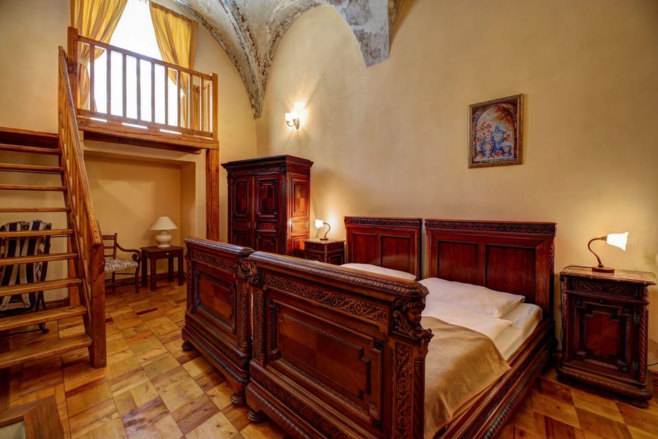 Suite, 1 Double Bed (High Class with own entrance) | In-room safe, desk, blackout drapes, iron/ironing board