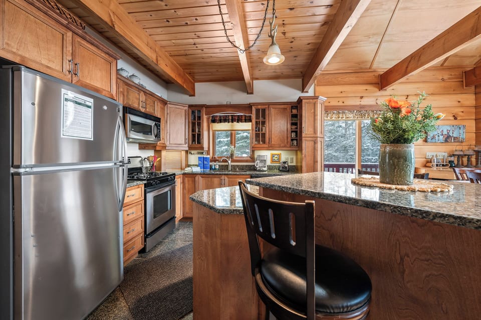 Kitchen with island seating