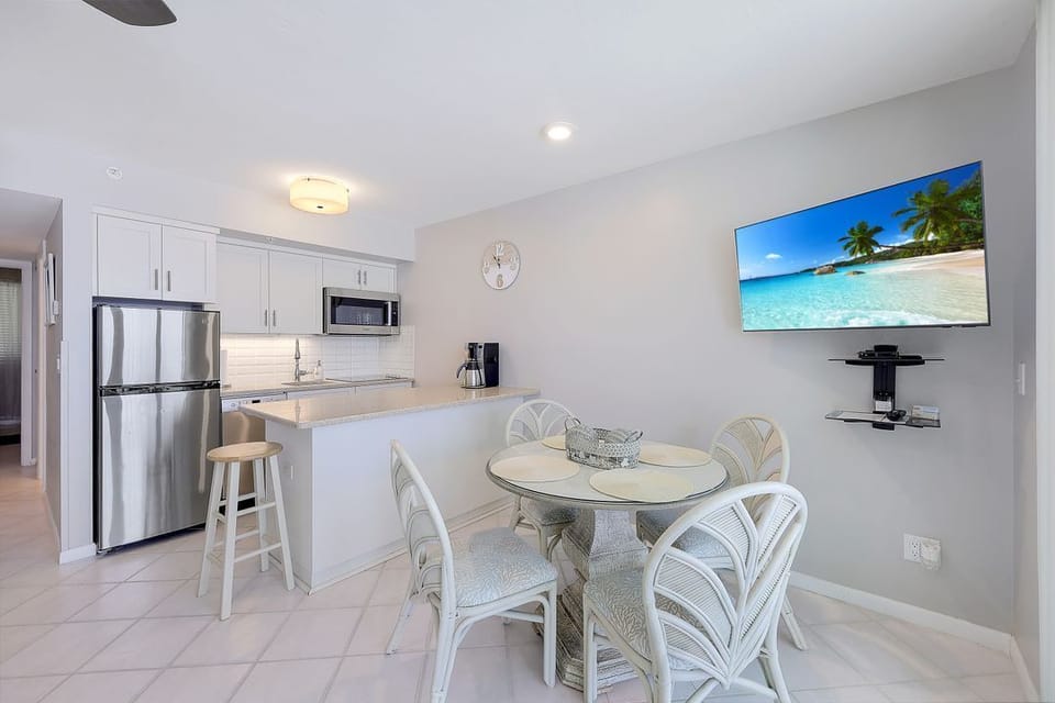 Dining area with kitchen
