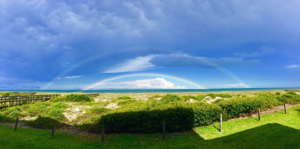 Rainbow Pic from Deck
