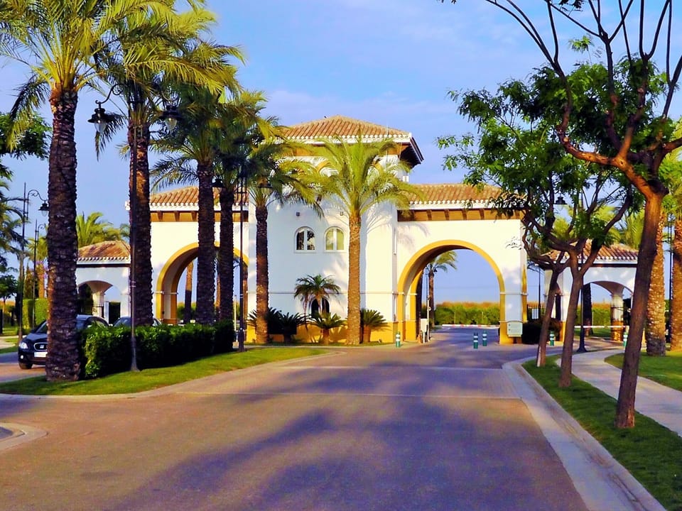 Security Entrance to Resort