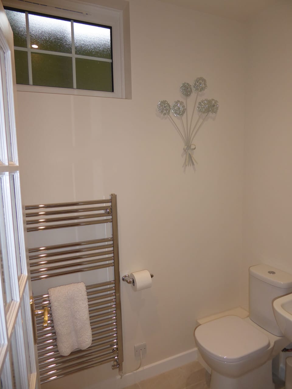 Brand new bathroom with power shower!
