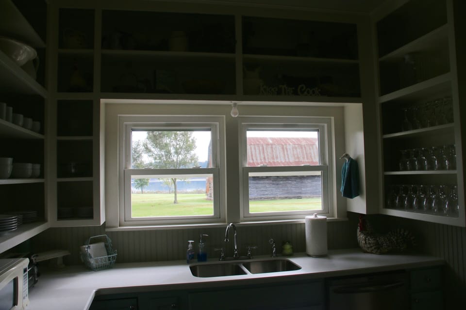 View from the kitchen window