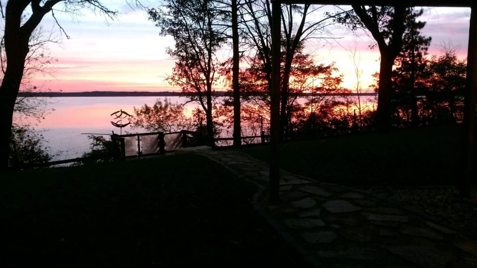 View at sunset