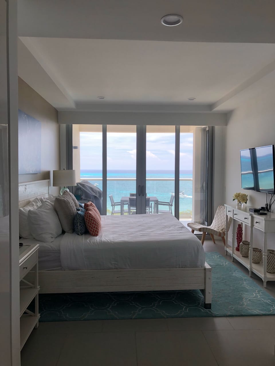 Master bedroom with ocean view