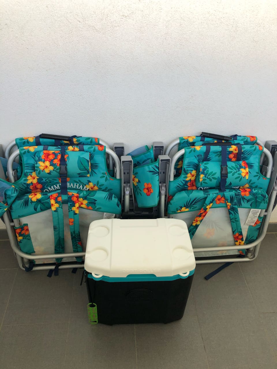 4 Beach Chairs and full size cooler are included in the rental for your use. 