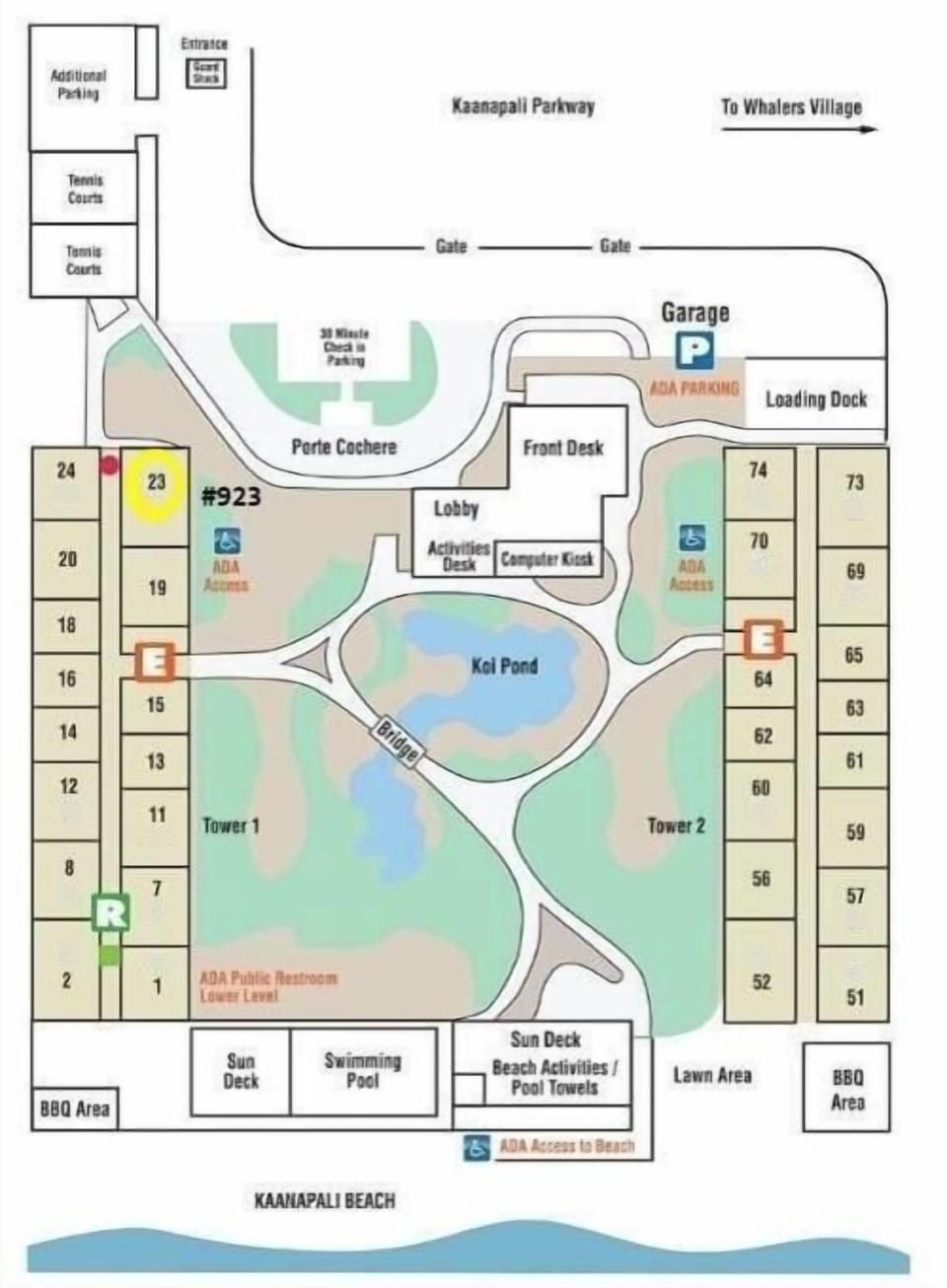 Property Map and Location of Whaler #923