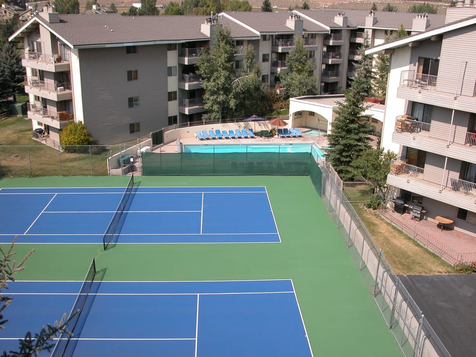 Two tennis courts