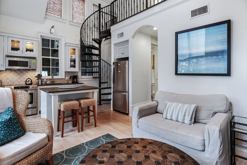 Steps up to Loft