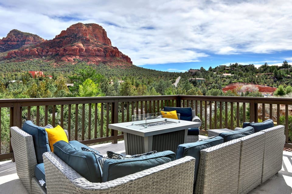 Stunning views from the deck