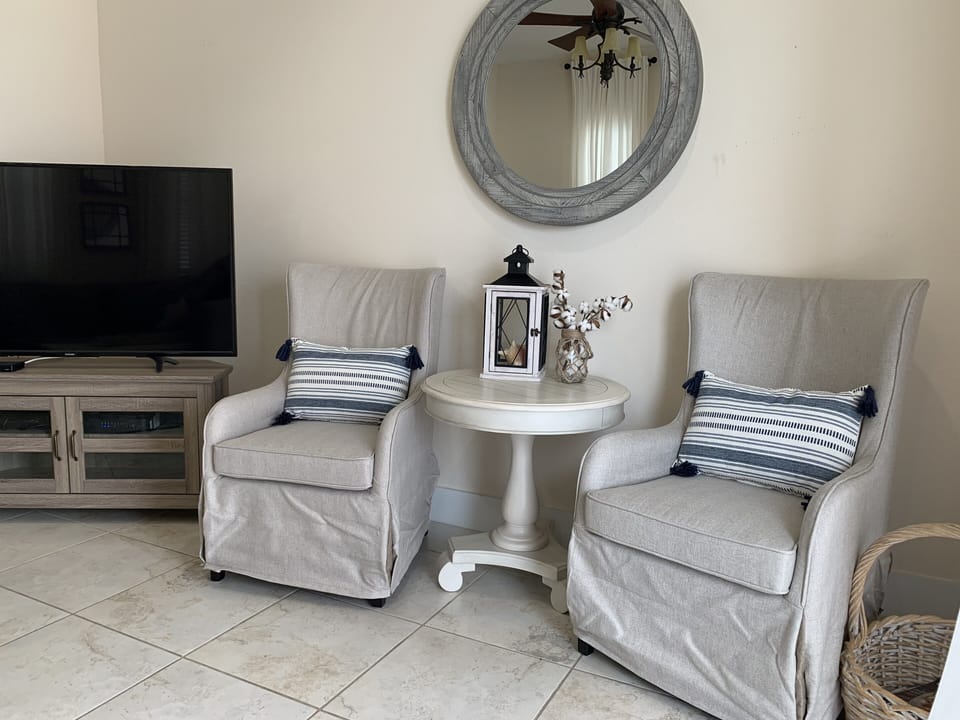 Living Space Siting area and Smart TV