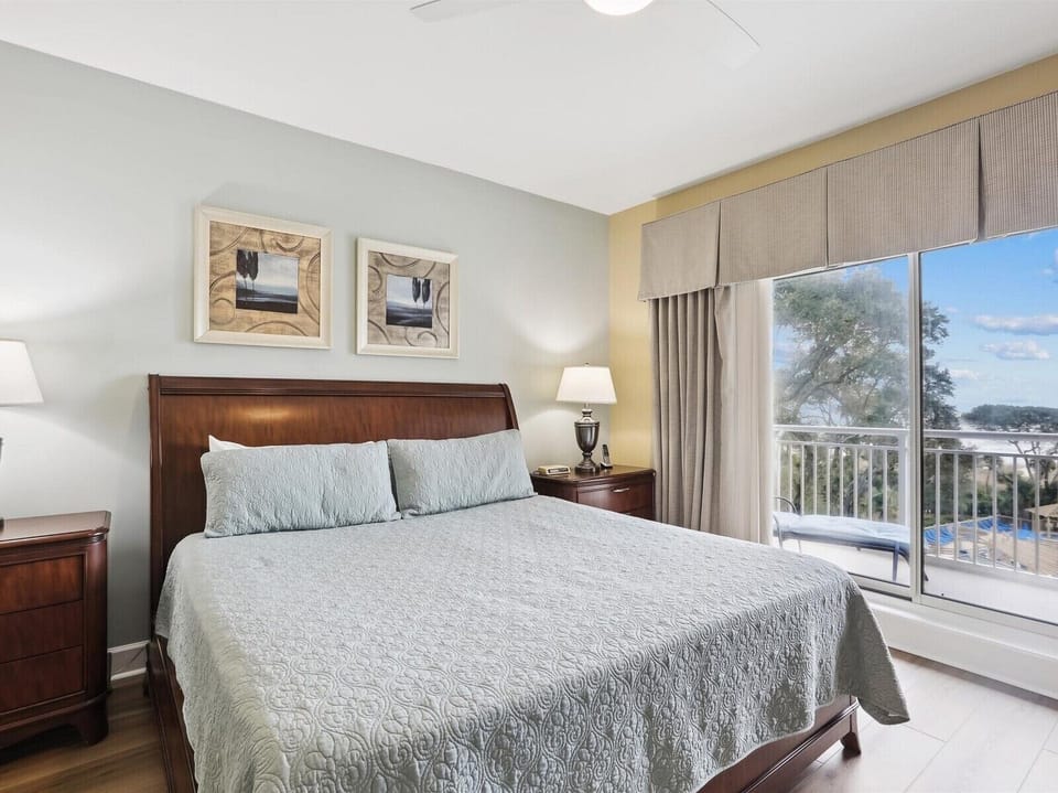 Master Bedroom with King Bed at 6401 Hampton Place