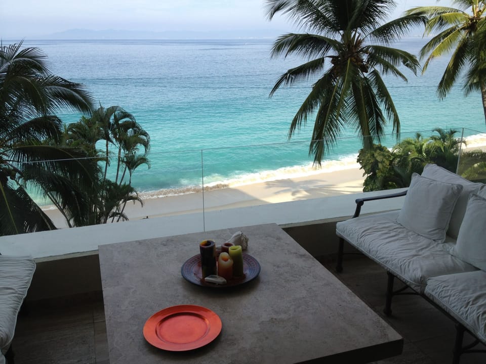 Terrace over the water 