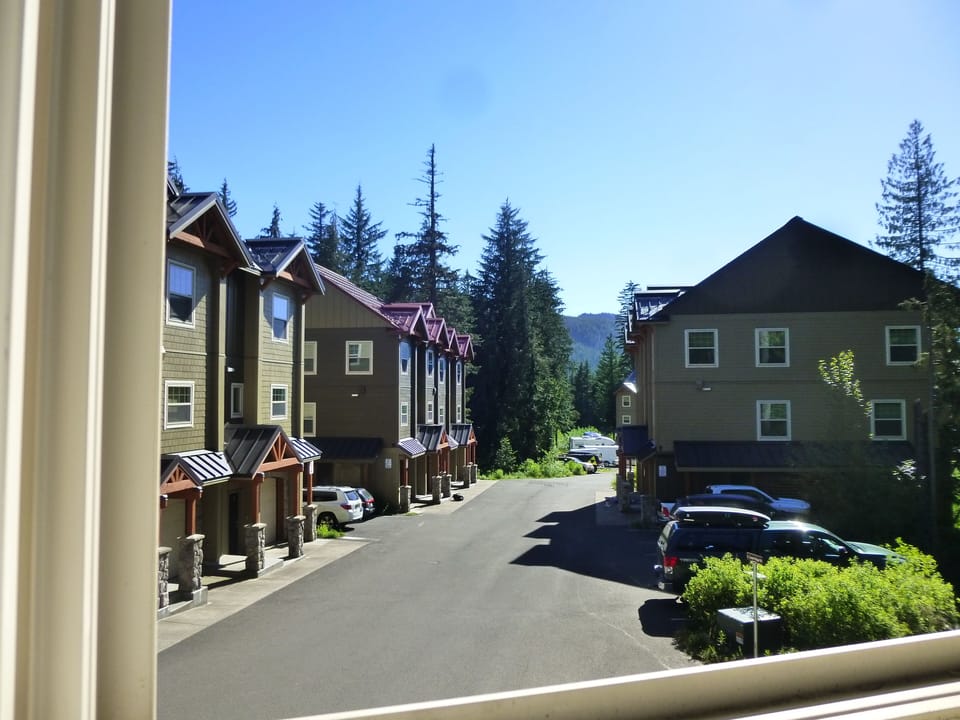 View toward SkiBowl West from the kitchen window