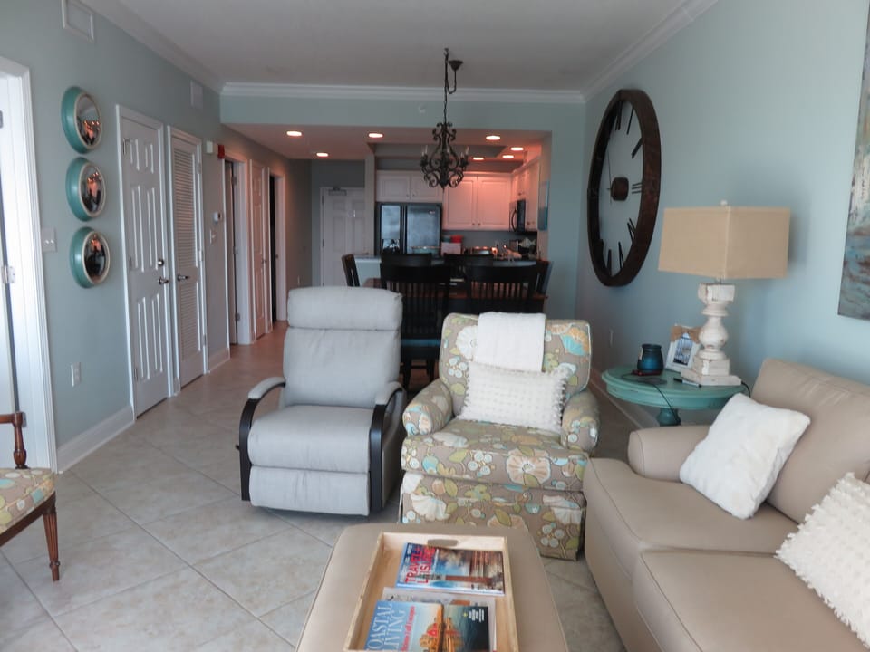 recliner & rocker easy chair in living room
