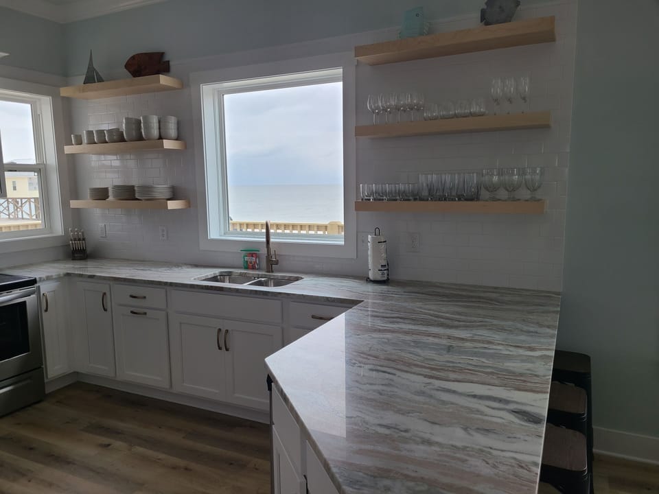 Incredible views from the kitchen!