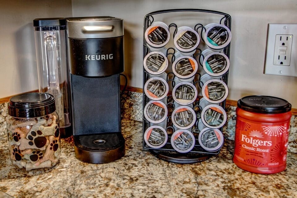 Both a Keurig and drip coffee maker