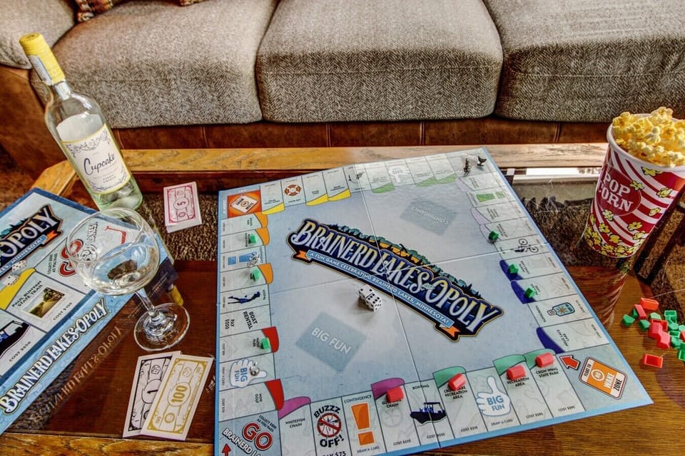 Tons of games and movies for your entertainment