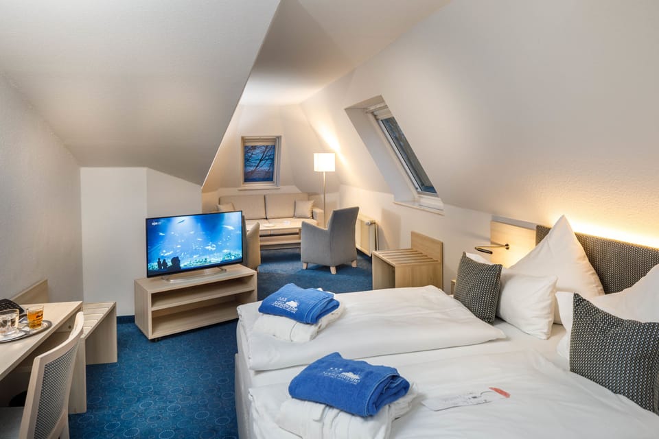 Studio (Balkon/Terrasse) | In-room safe, desk, blackout drapes, rollaway beds