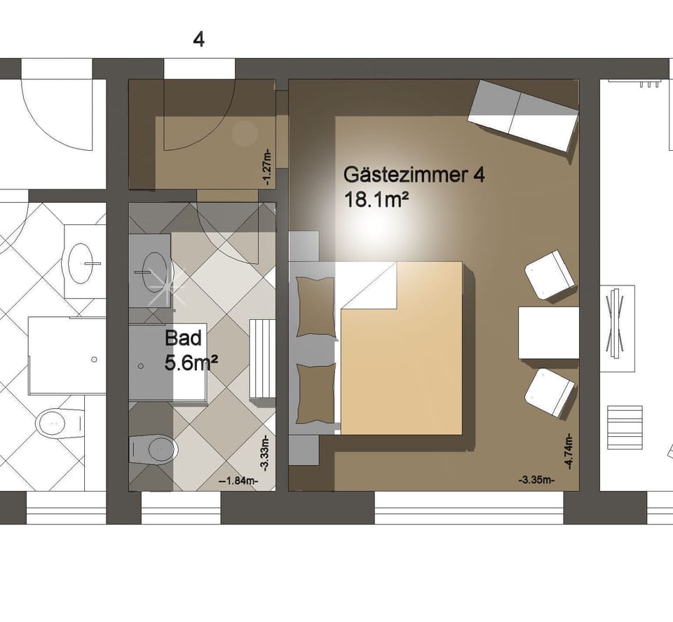 Restaurant & Pension Rüssel - Pub Bed and Breakfast in Thuringia, Germany