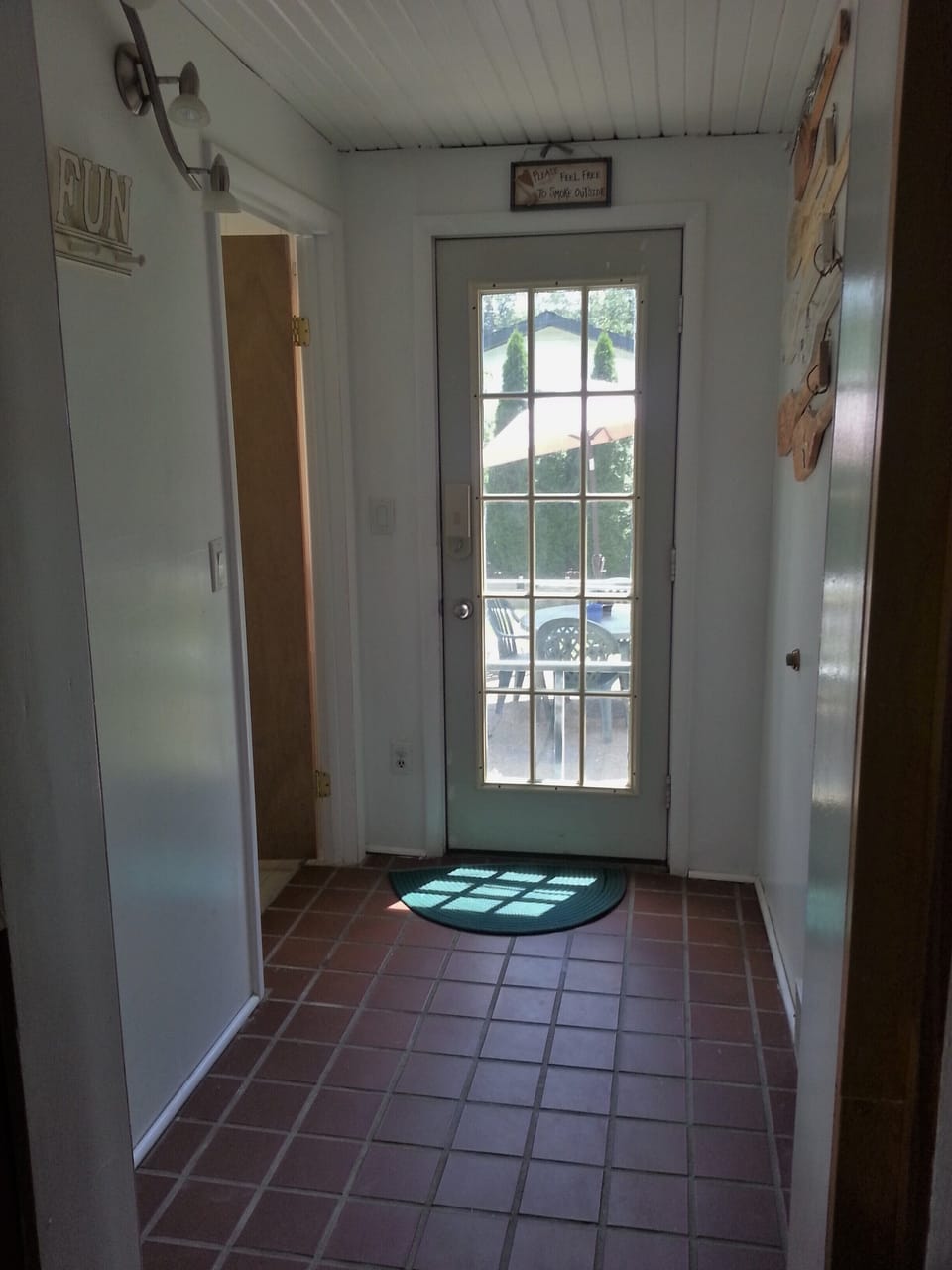 Hallway to the backyard.