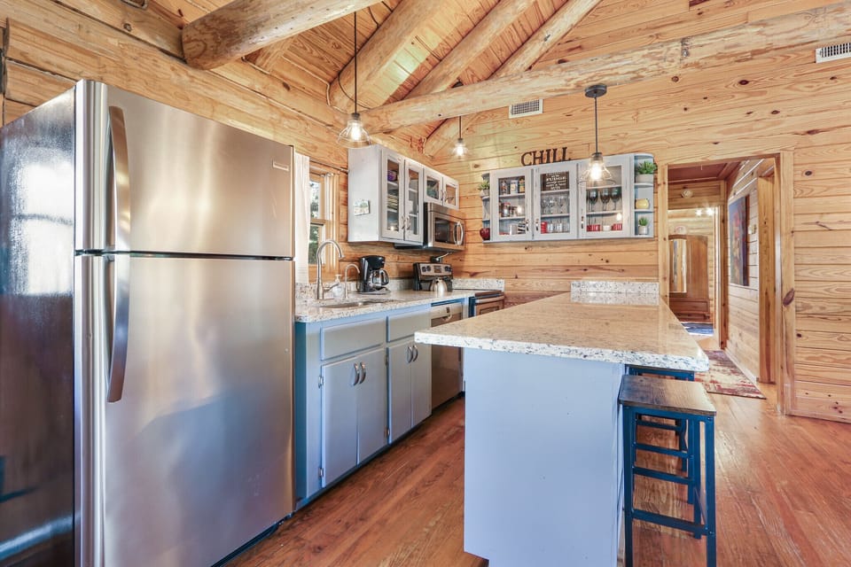 Newly renovated kitchen