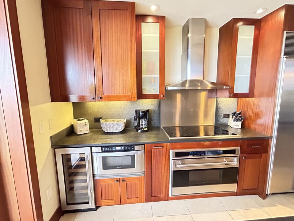 Private kitchen designed by Chef Roy Yamaguchi