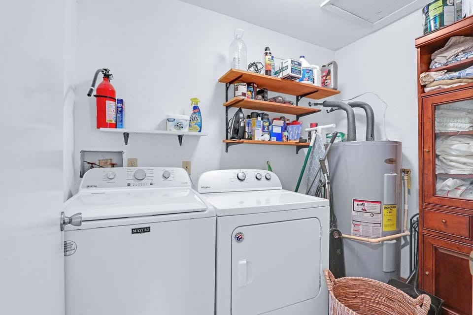 Laundry units for guest use
