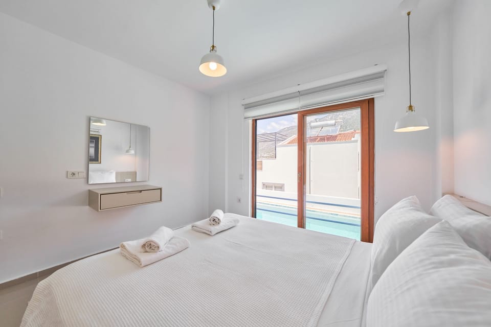 Minimal but totally charming double room