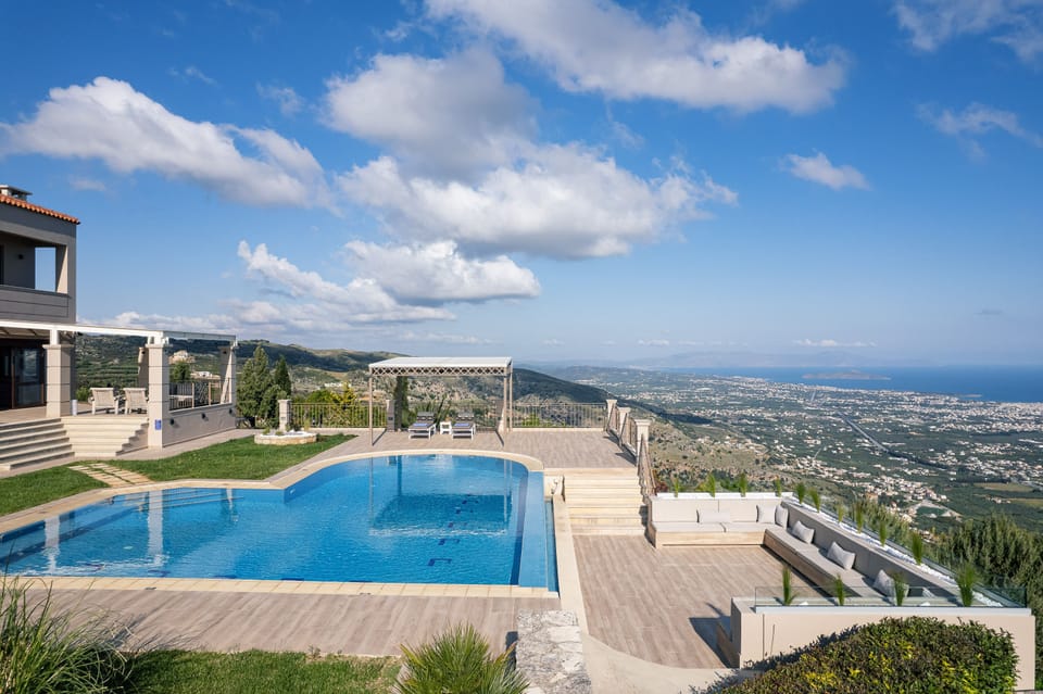 Panoramic views of Chania city and Souda bay!