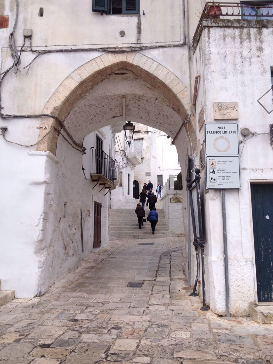 A gate into the historic town centre