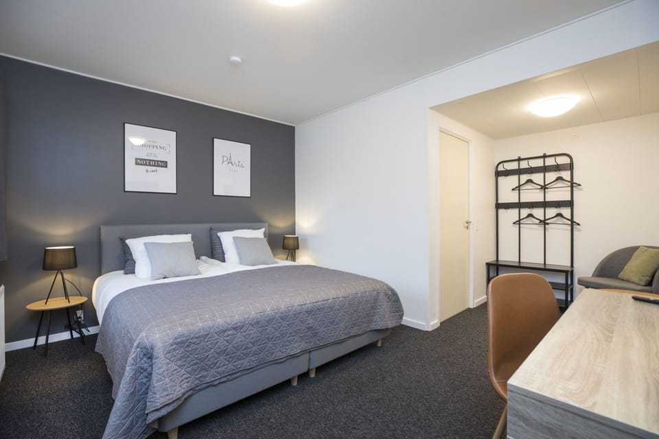 Deluxe Suite, 1 Bedroom | Hypo-allergenic bedding, desk, soundproofing, iron/ironing board