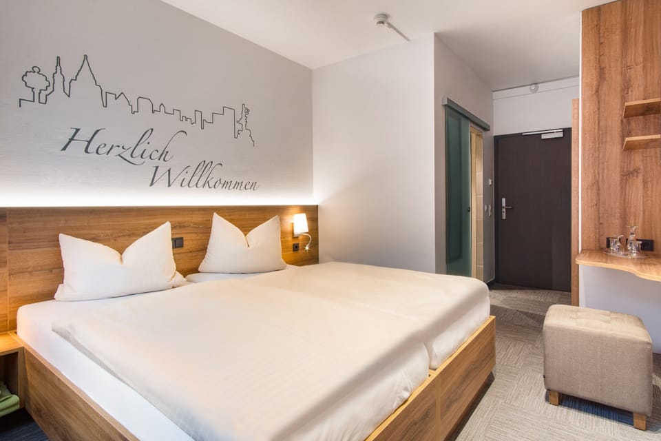 Hypo-allergenic bedding available, laptop workspace, blackout drapes