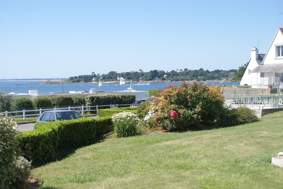 Part of the seaview from the living room