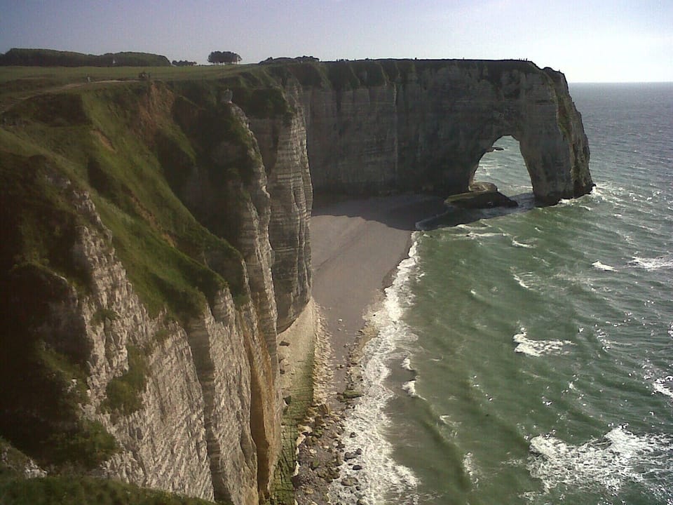 The Alabaster Coast from the hiking trail