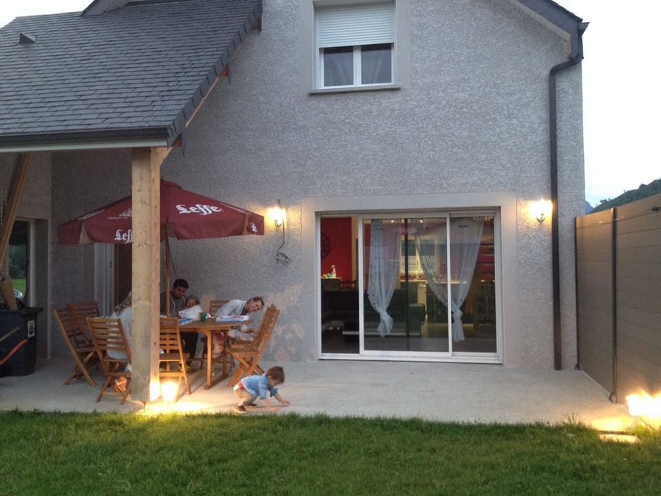 Terrace by night