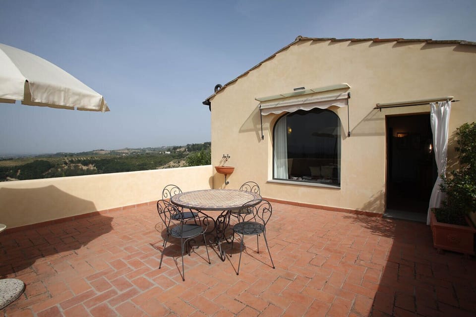 The terrace