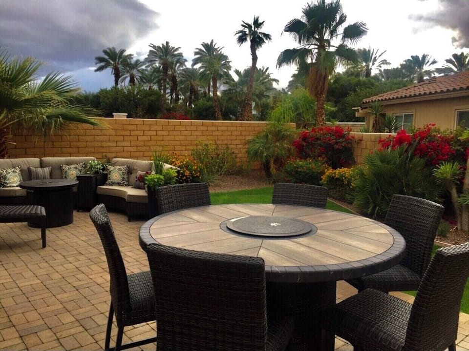 Beautiful outdoor backyard 