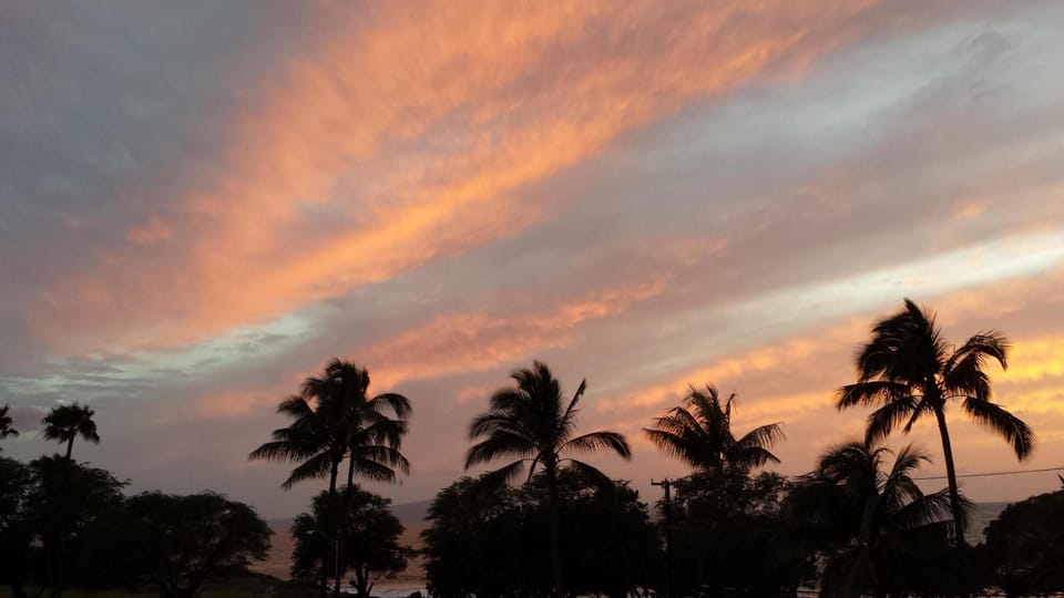 One of many beautiful sunsets from our lanai